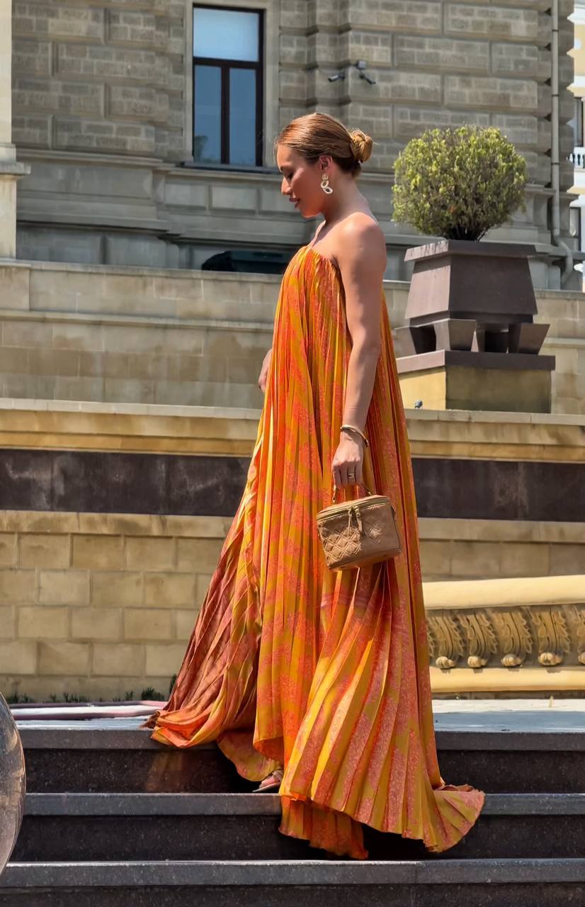İpək strapless don
