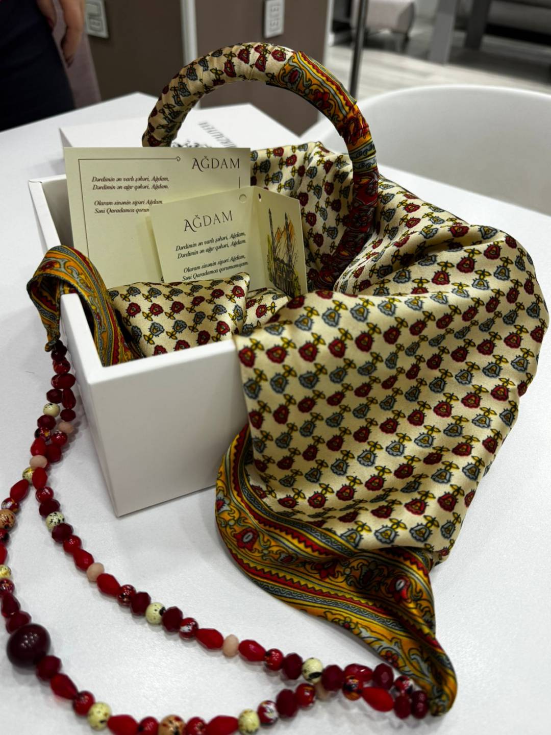 "Ağdam" şarf+ saç bandı
